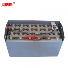 電池配件VCF6A 豐田叉車8FBE13座駕三輪電動叉車電池48V390Ah安裝結(jié)構圖片